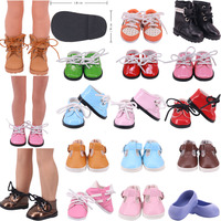 Multi Style 5CM Doll Shoes,Fashionable Daily Outfits For Paola Reina/14 Inch Wellie Wishers Doll Accessories,Girl's Toy Gifts