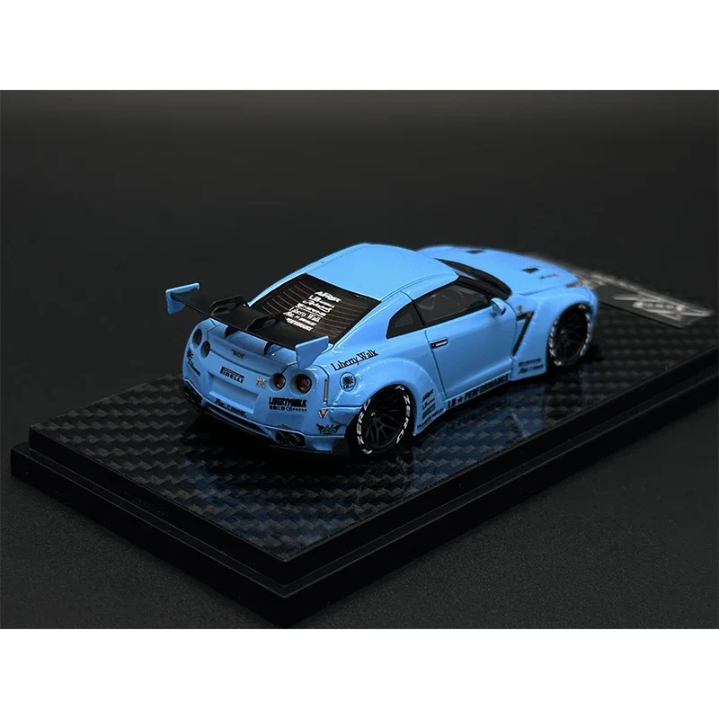 404 Error 1:64 LBWK GTR R35 Bright Blue Resin Diorama Car Model