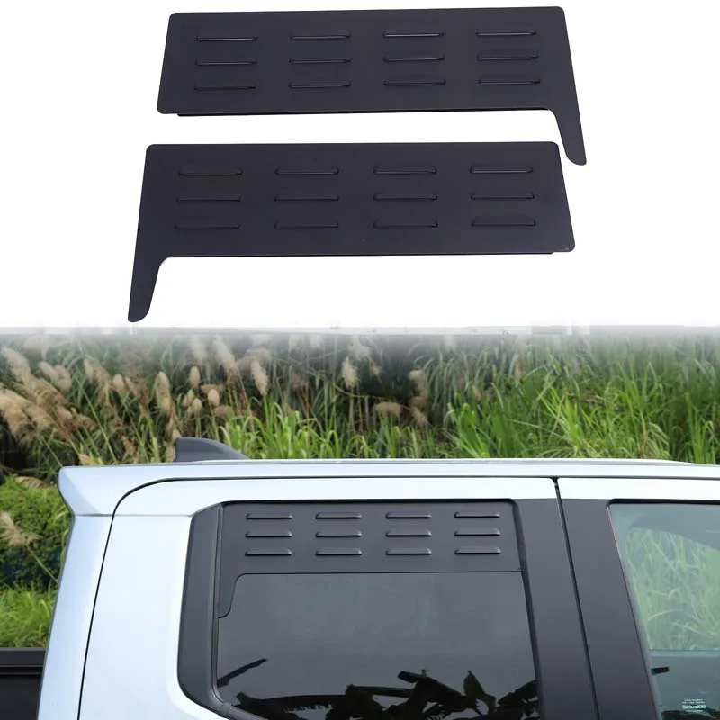 Rear Window Ventilation Louvers Aluminium Alloy Car Rear Window Vent Shutter Panel Cover For Toyota Tacoma N400 2024-2026