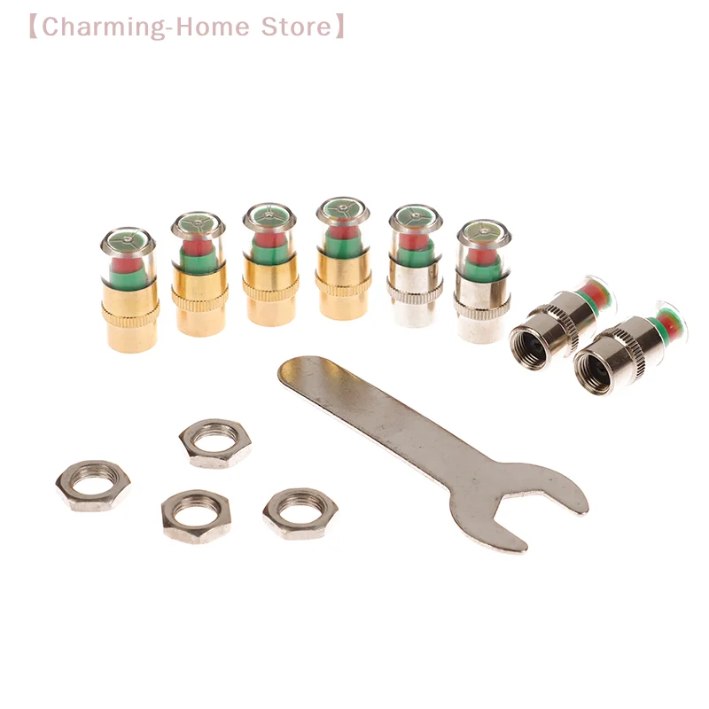 【M】1 Set DIY Accessories Car Tire Pressure Gauge Indicator Alert Monitoring Valve Cap Sensor External Valve Detection Monito