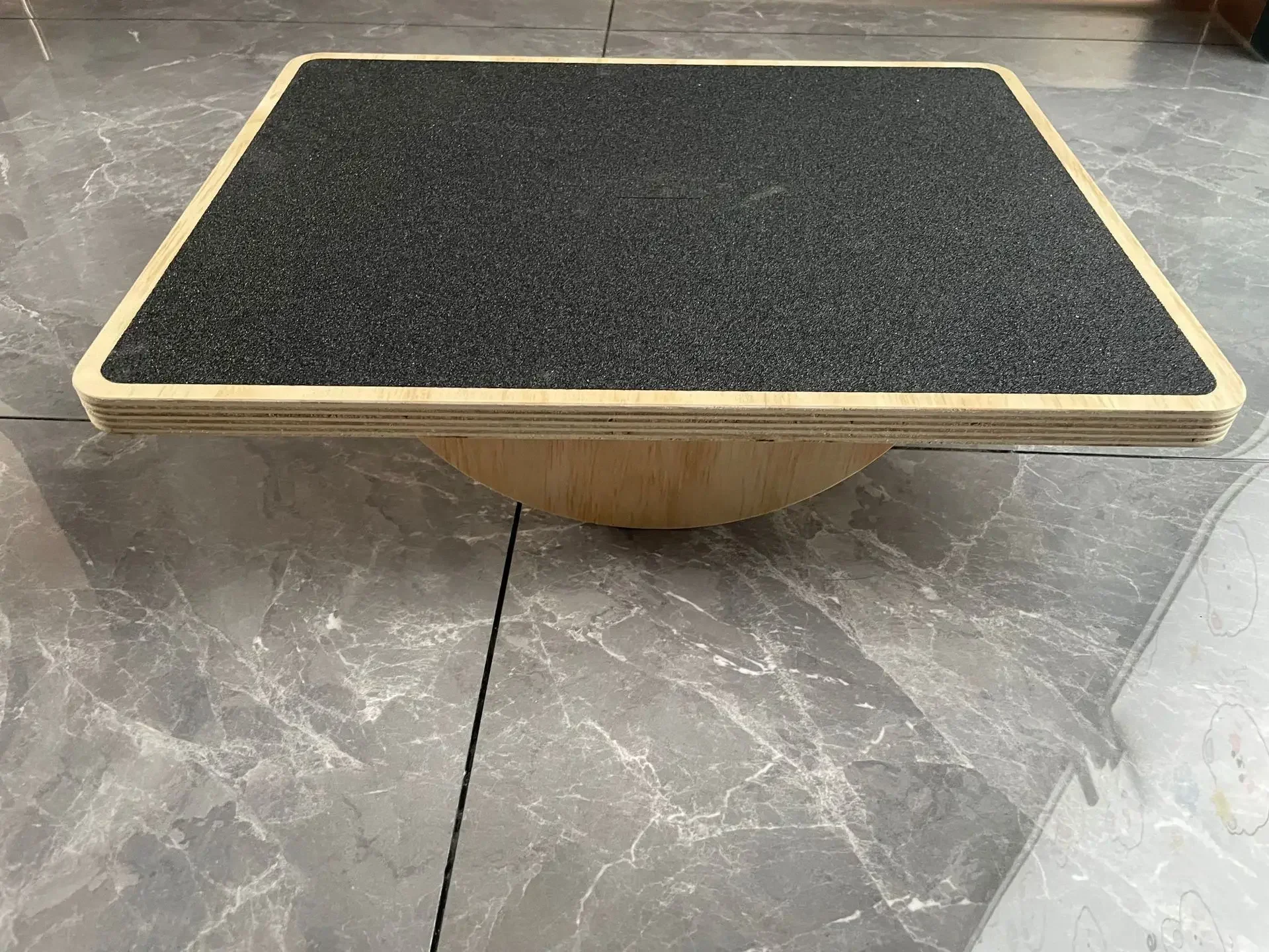 Tabla de equilibrio oscilante para Yoga, Fitness, de madera, Rectangular, antideslizante, de alta calidad