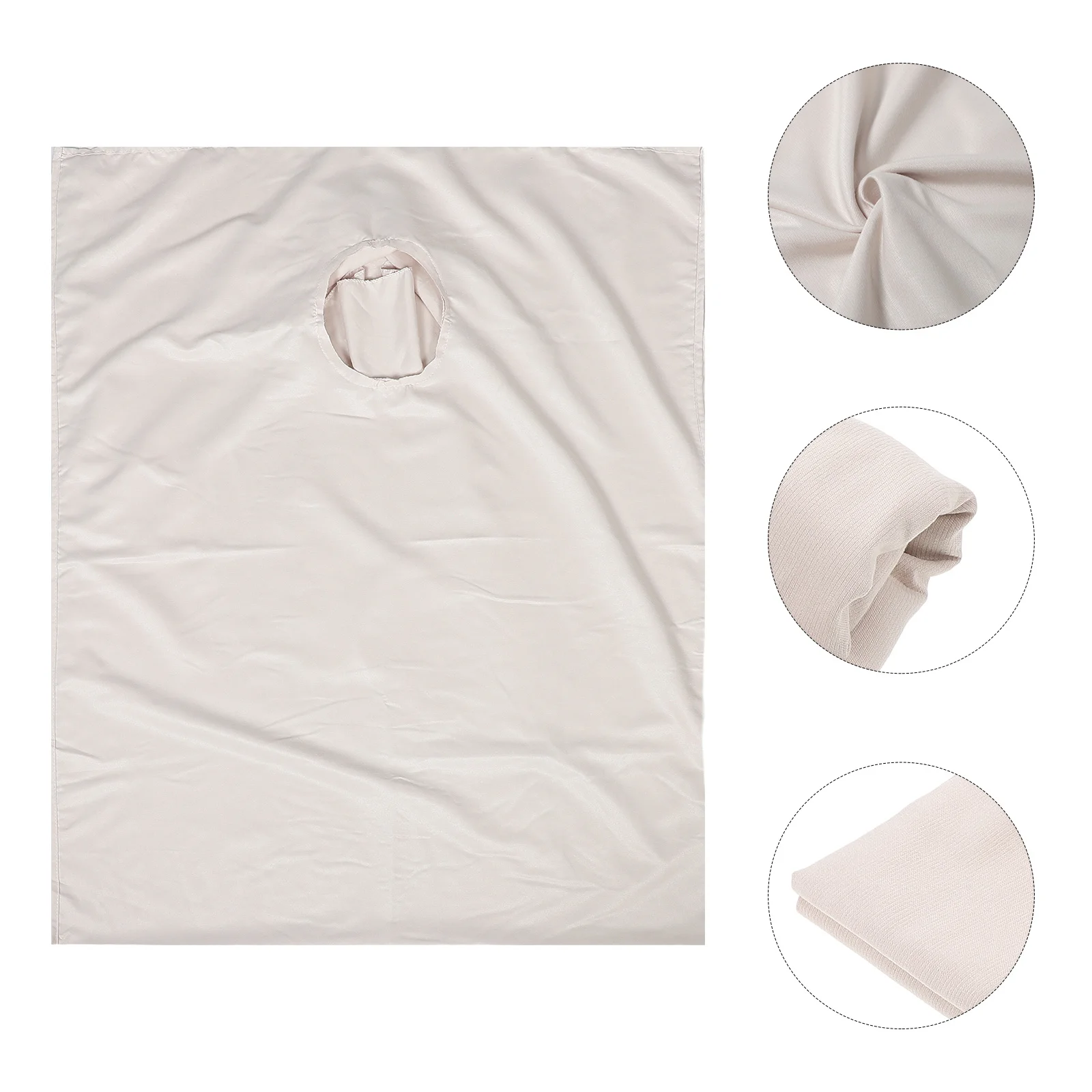 

Opening Hole Microfiber Massage Table Washable Elastic Bed Cover For Spa Therapy Reusable Massage Sheet Bed Supply