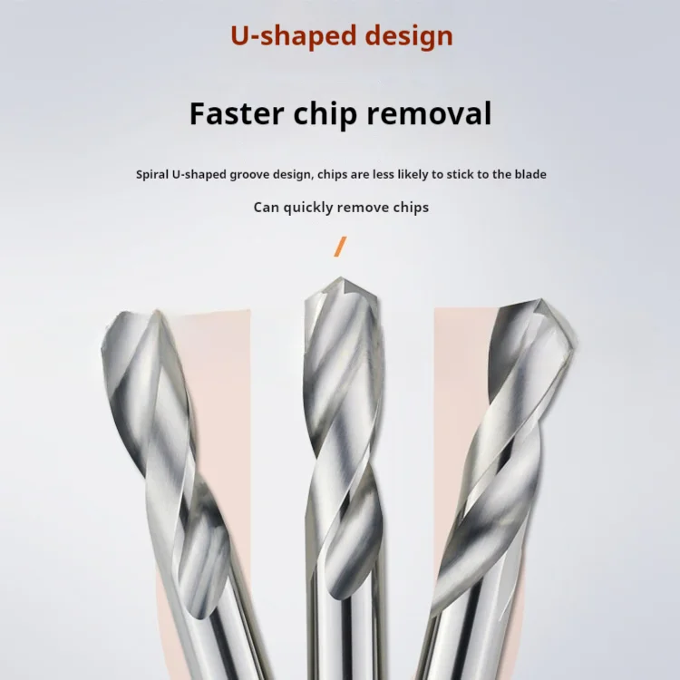 Factory Direct Supply Of 80mm Long Integral Steel Straight Drill Hard Alloy Extended Wugang Twist Bits 1-9 * Tota