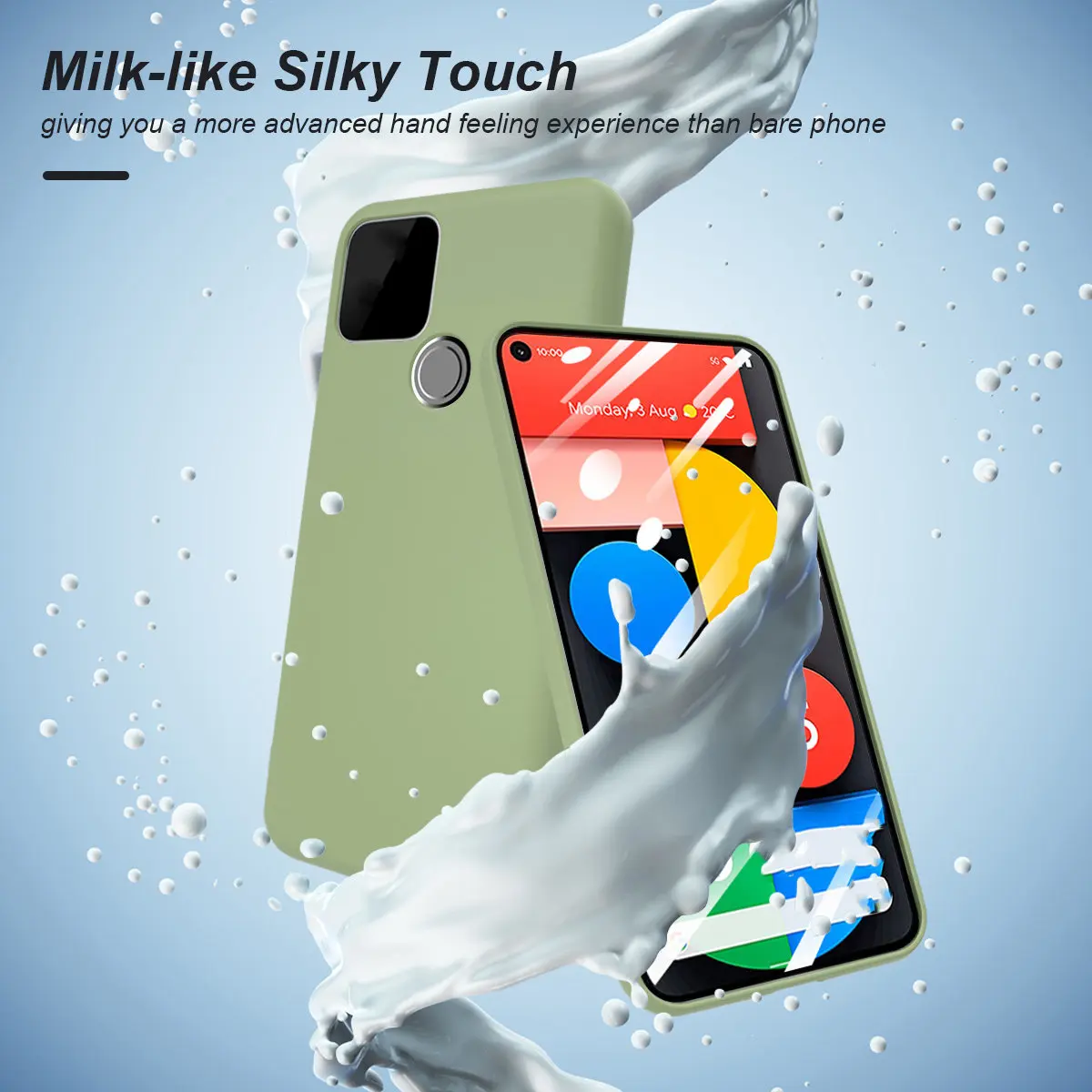 Slim Liquid Silicone Phone Case Protective Soft Flexible Cover Waterproof Drop Resistant Shell Cases for Mobile Phone view 2