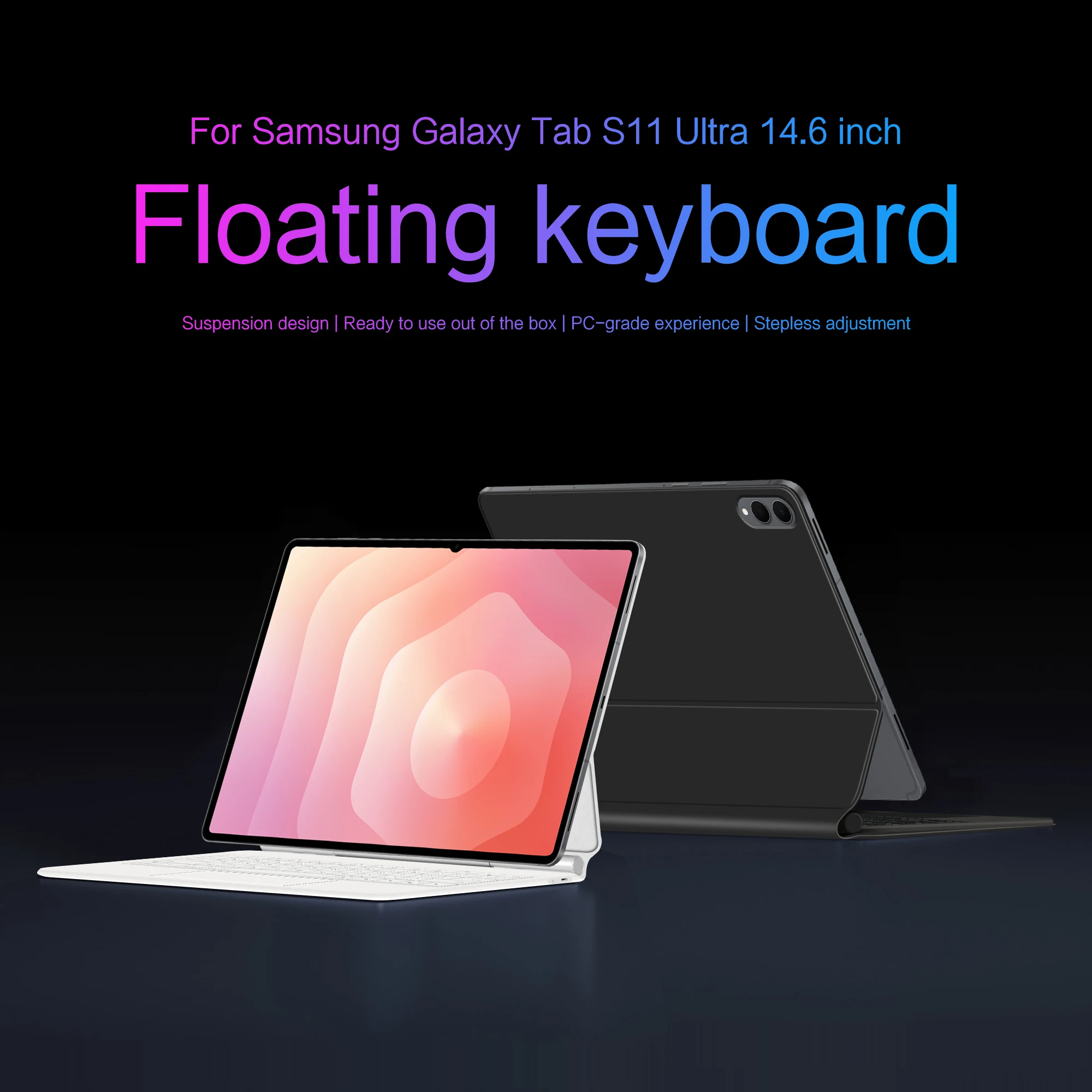 LFOIQN Magic Keyboard for Samsung Galaxy Tab S11 Ultra 14.6 inch SM-X930 X936 S11 11" 2025 Case Smart Multi-touch Keyboard Cover image 6