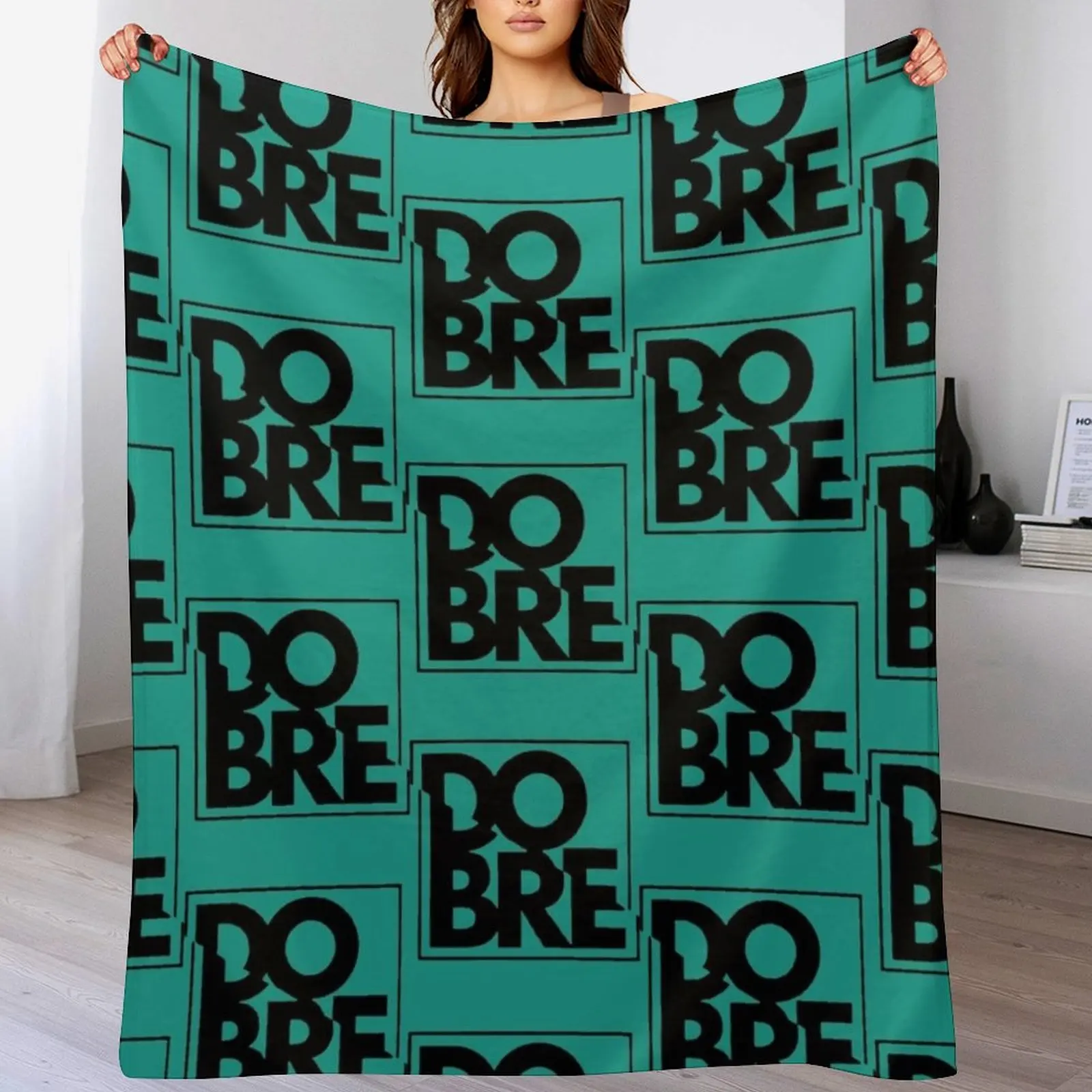 

dobre brothers Throw Blanket Foldable Soft Warm Blanket for Outdoor Use