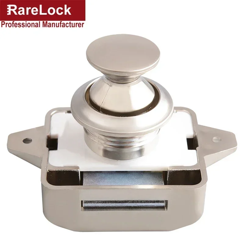 Push Button Cabinet Lock For Ambulance RV Caravan Motorhome Cupboard Hospital Furniture Locks Latch Rarelock ZS02 H
