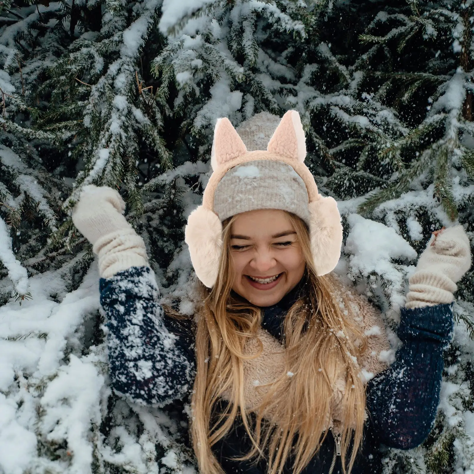 女性のためのふわふわのイヤーマフ,暖かいぬいぐるみ,屋外アクセサリー,女の子のためのかわいいカバー,冬のイヤーマフ,新しい