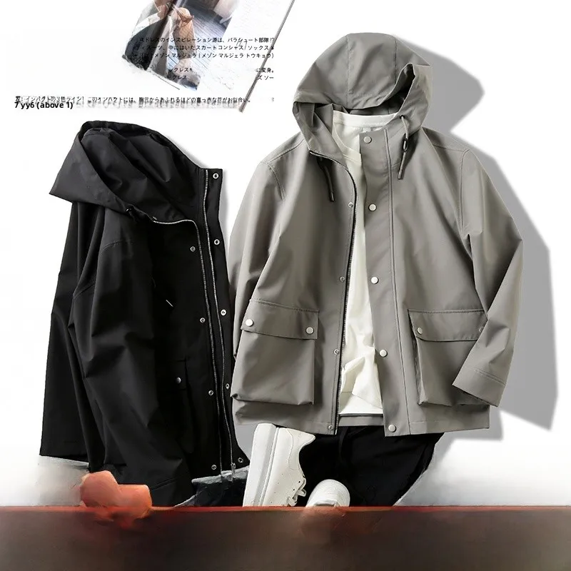 

Мужская уличная футболка Jaet M65, рабочая одежда, подставка, шляпа в комплекте, осенняя новинка, антисезонная футболка с объемным хвостом...