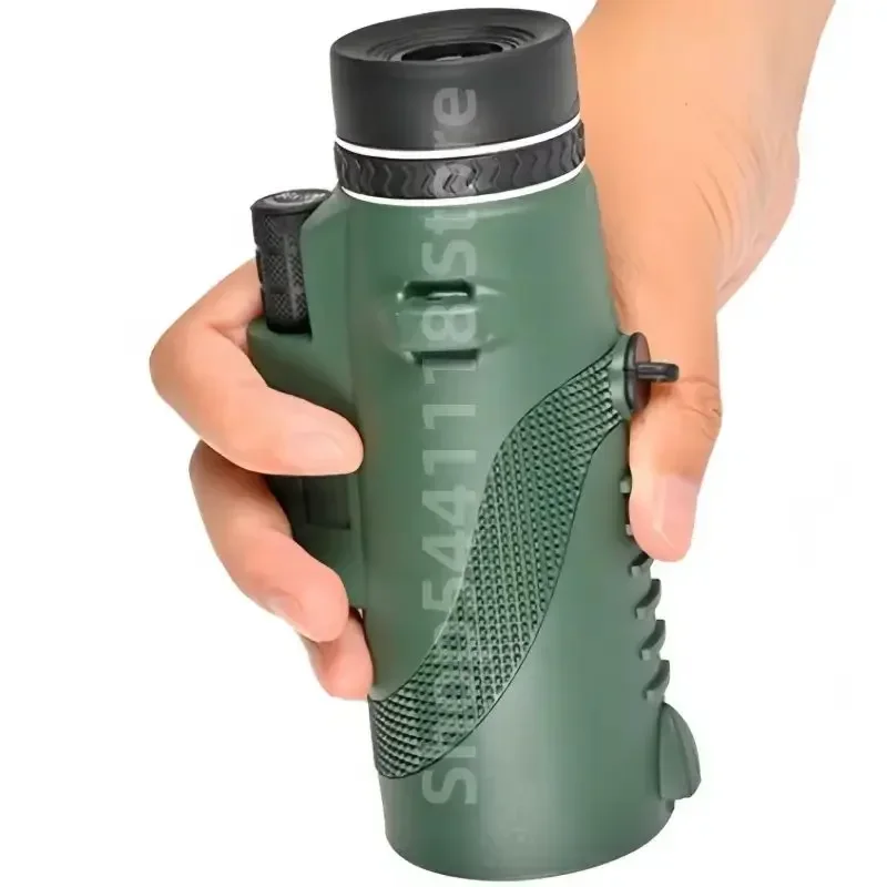 80x100 Portable Zoom HD Monocular Telescope Folding Long Distance Mini Powerful Telescope for Sports Outdoor Camping Travel