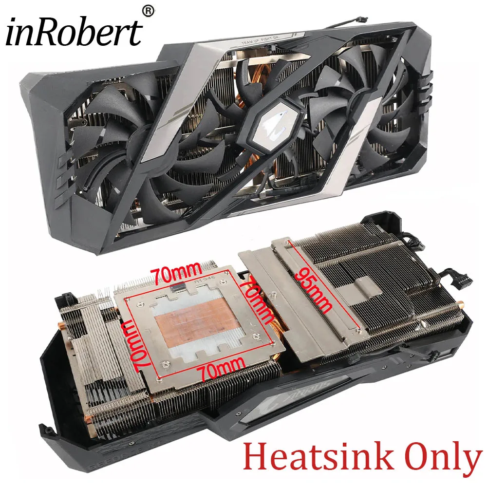 Original RTX2080S RTX2080 Video Card Heatsink For Gigabyte AORUS GeForce RTX 2080 SUPER 2080 XTREME GPU Cooler Heat Sink