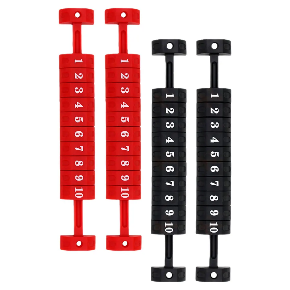 

4pcs Billiard Scorer Foosball Counters Keepers Boat Shape Game Table Parts Plastic PP Air Hockey Goal for Kids Desktop
