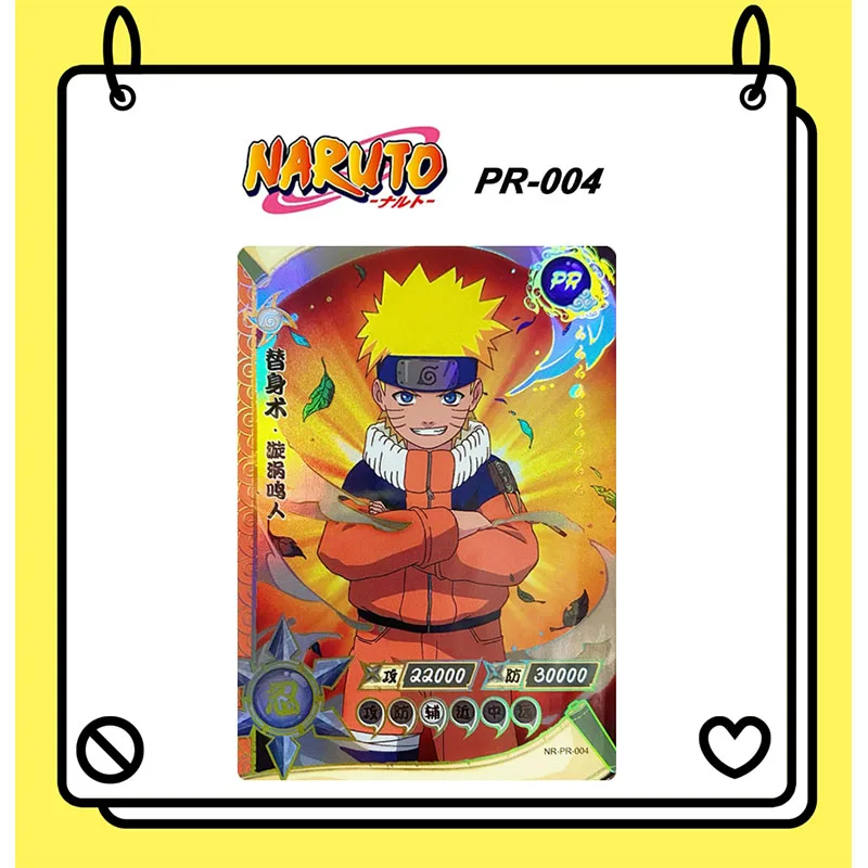 KAYOU Naruto PR(1-21) series Anime Collection card Hatake Kakashi Uzumaki Naruto Uchiha Sasuke Single flash card Christmas gift