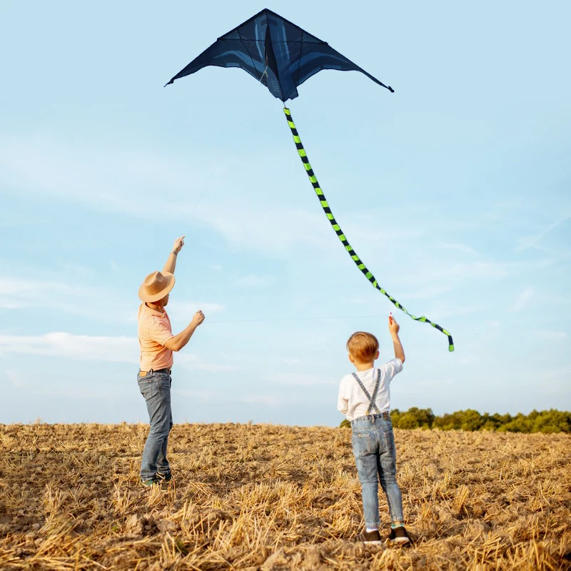 Yongjian 2 m Flugzeugdrachen, Delta-Drachen, geeignet für Outdoor-Camping mit großen Drachen für Erwachsene, Strand- und Campingaktivitäten