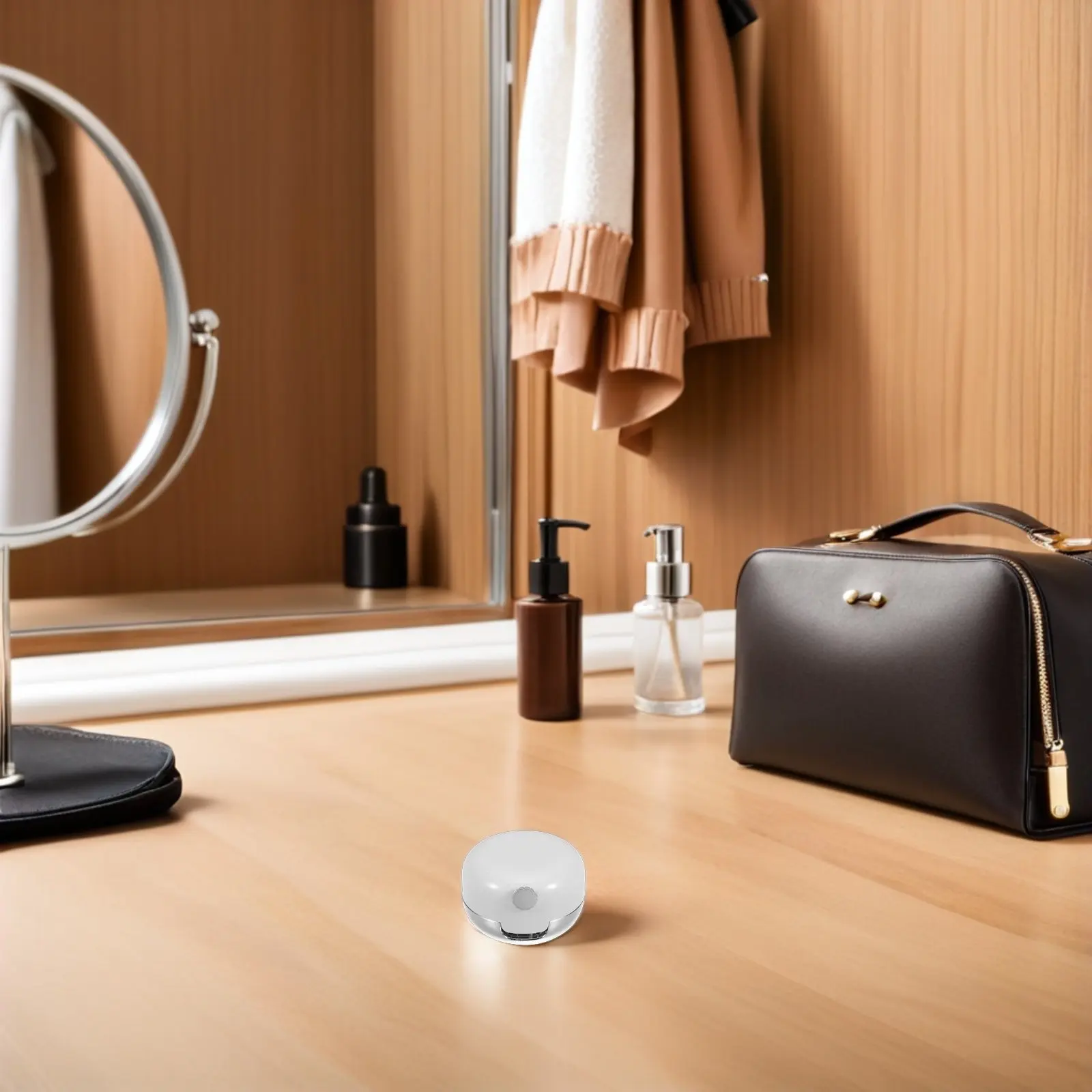 

3Pcs Portable Containers Set - Refillable Small Cream Jars with Mirror and Silicone Applicator for Lip Gloss Lip Mask