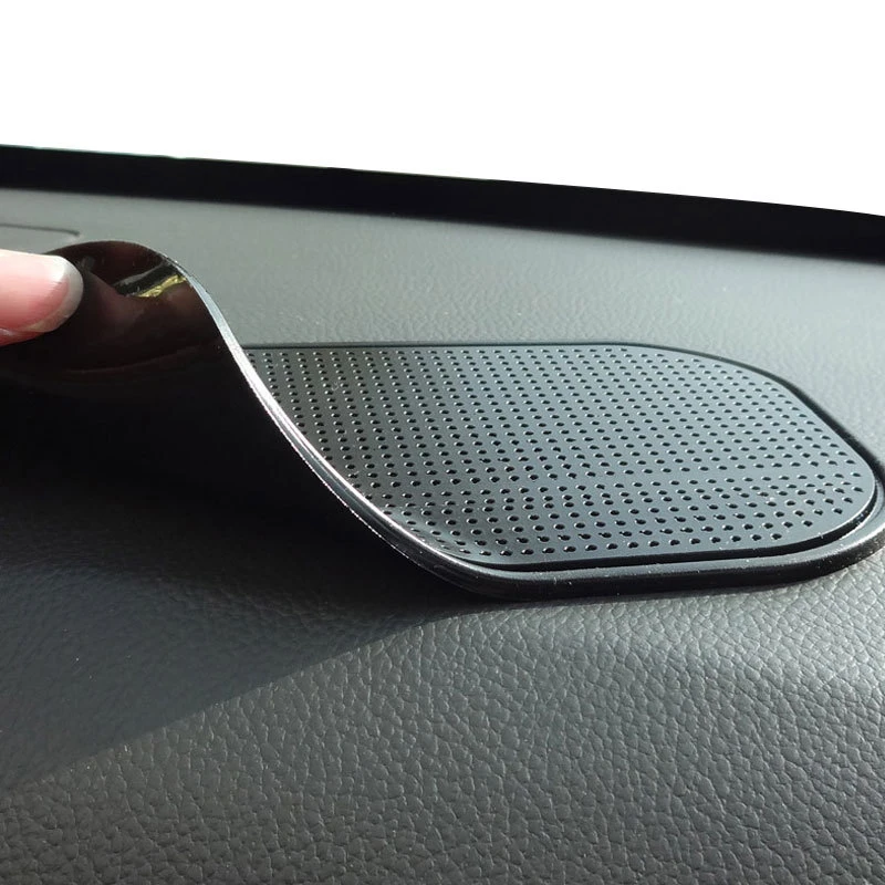 1PC Car Anti-slip Mat Sticky Phone Stand Black Sticky Pad Anti Slip Car Accessories_NEW