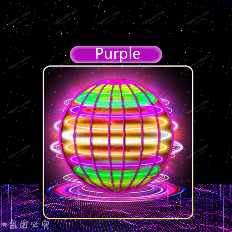 Magic Flying Ball Pro Mini-verlichting met LED-verlichting Afstandsbediening Handbediende Boomerang Spinner Speelgoed voor volwassenen Kindergeschenken