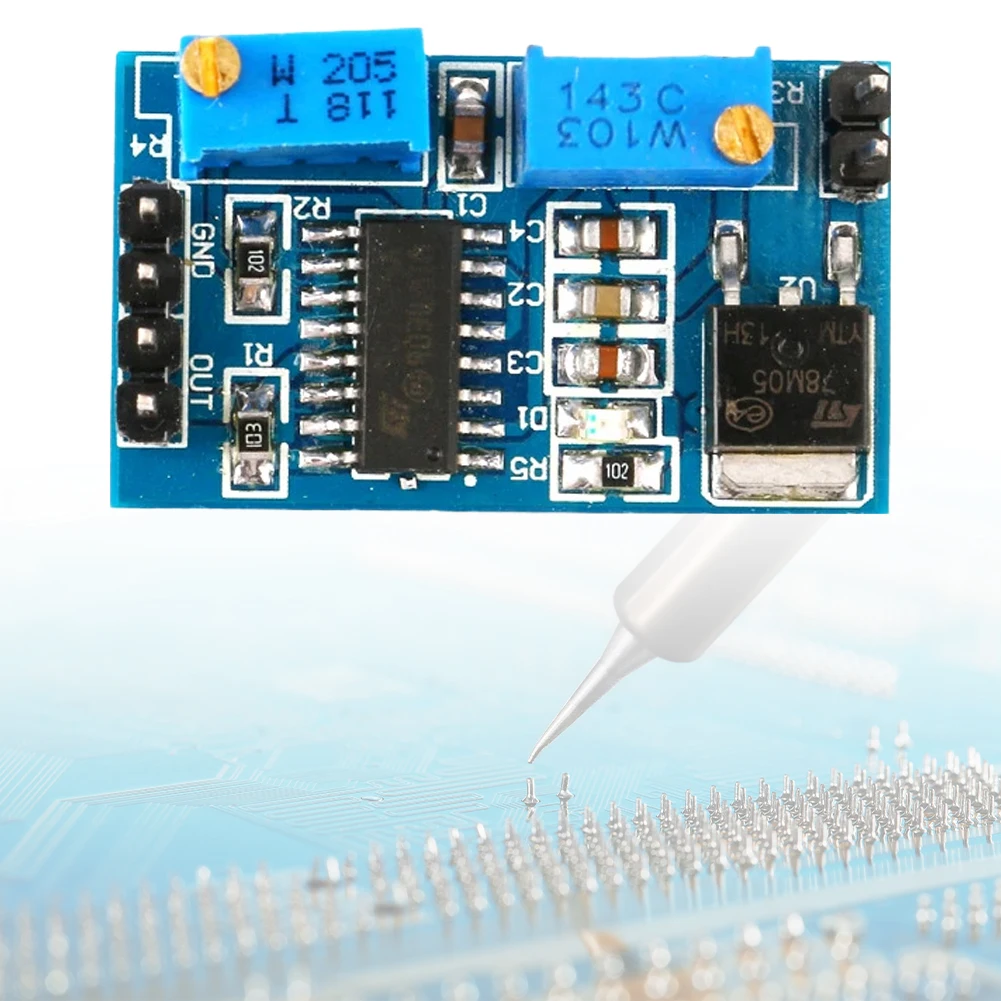 SG3525 PWM 컨트롤러 모듈 조정 가능한 주파수 200HZ-100KHZ PWM 레귤레이터 모듈 DIY 전자용 8V-12V 전원 표시기