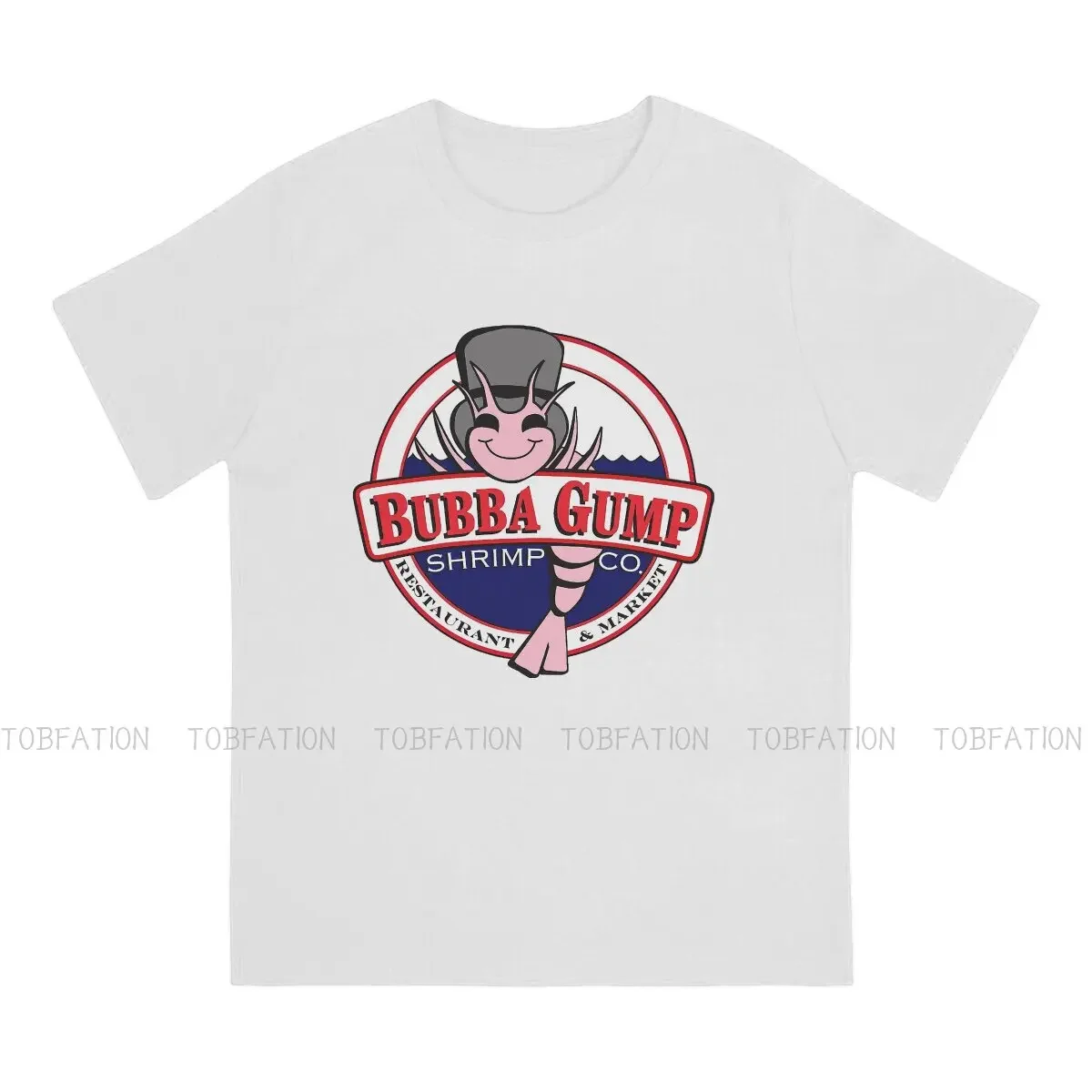 Bubba Gump Shrimp Co Casual TShirt Forrest Gump Tom Hanks Style Streetwear Casual T Shirt Male Tee Unique Gift Idea