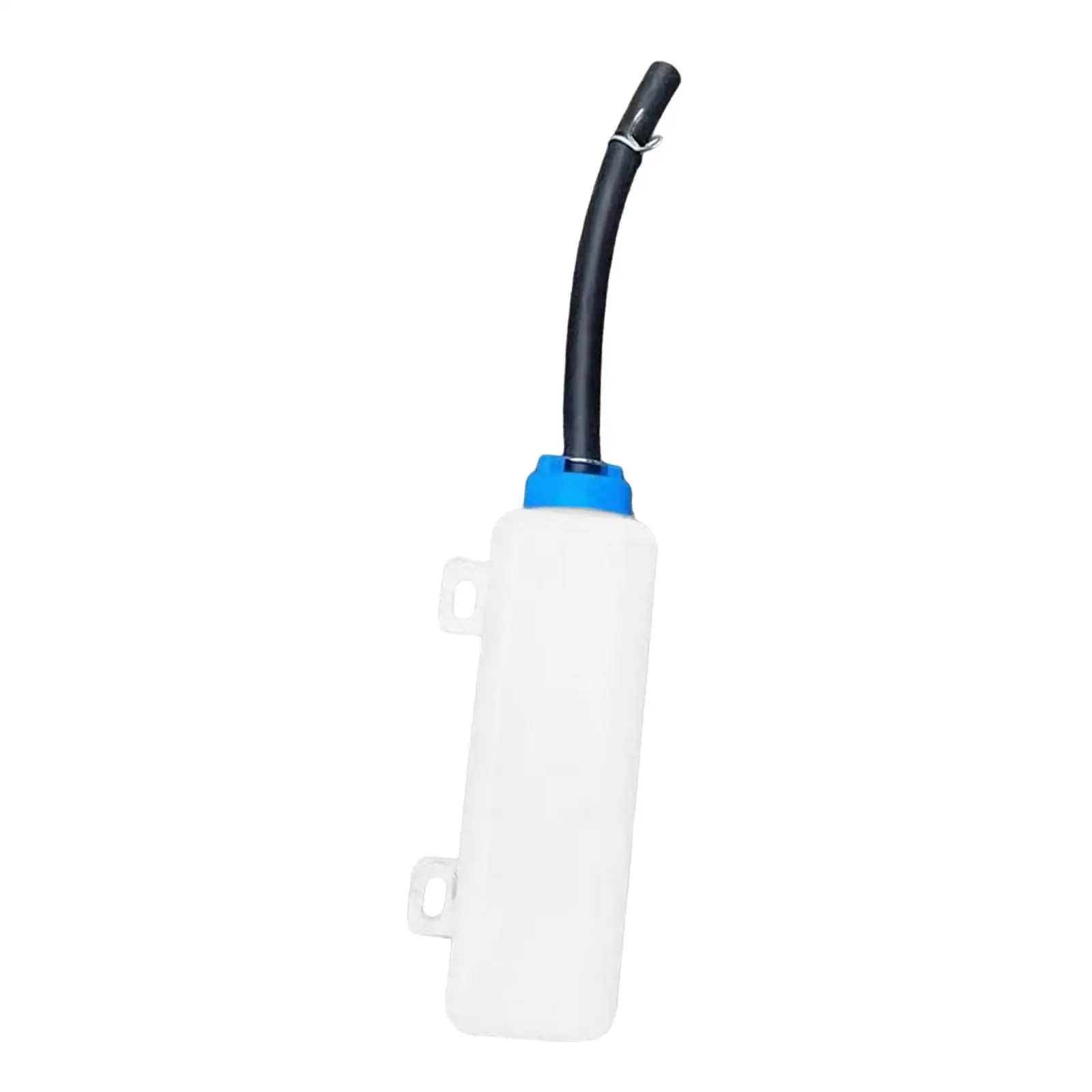 Motorcycle Coolant Overflow Reservoir Universal Plastic Engine Water Tank Jug Wear Resistant Easy Install for Tricycle