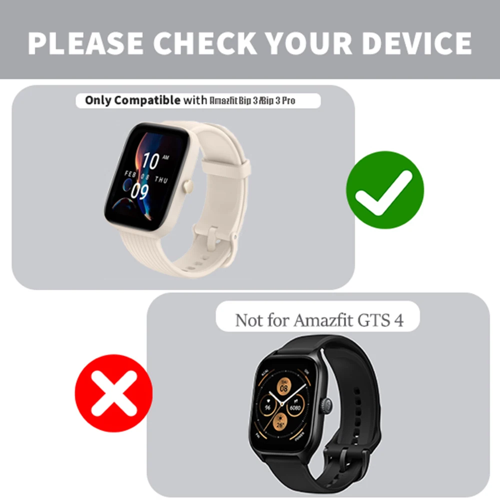 Funda protectora de pantalla para reloj inteligente Amazfit Bip 3/Bip 3 Pro, parachoques suave Chapado en TPU, accesorios de cubierta facial completa