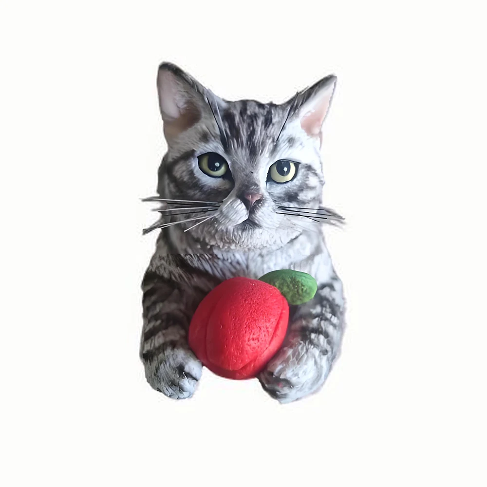 

Custom Bobble head for Cat, Kitten Cake Topper, Handmade Statue, Personalized Figurine for Pet Lover Fanatics