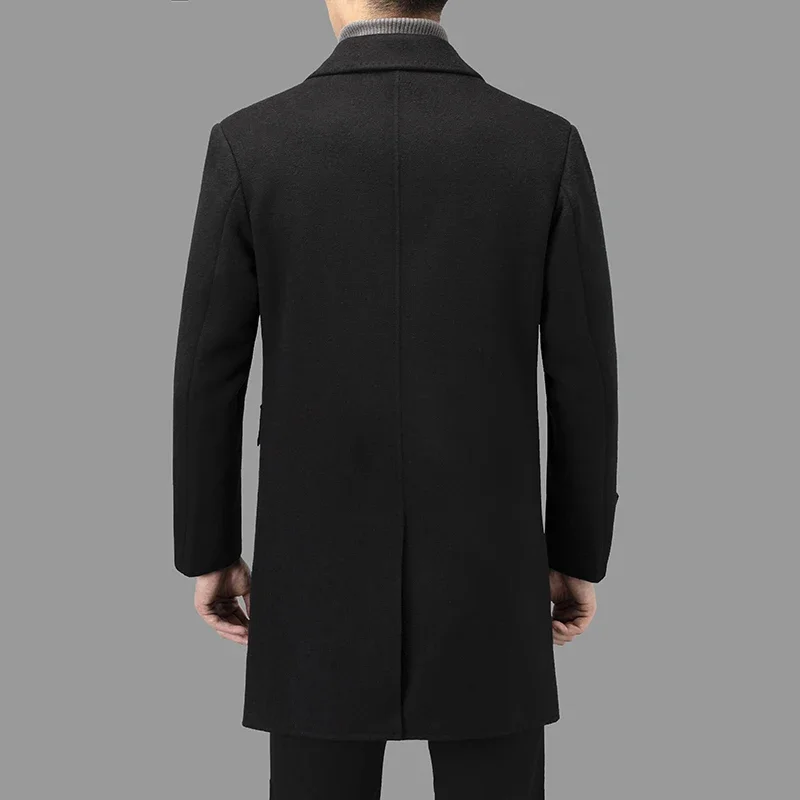 2023 nouveauté hiver double face laine manteau épais trench-coat détachable vers le bas doublure intérieure décontracté vestes en laine taille M-XXXL