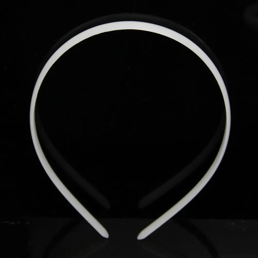 

New White Fashion Girl Hair Accessories No Teeth Hairband Plastic Hair Band Headband Plain Lady