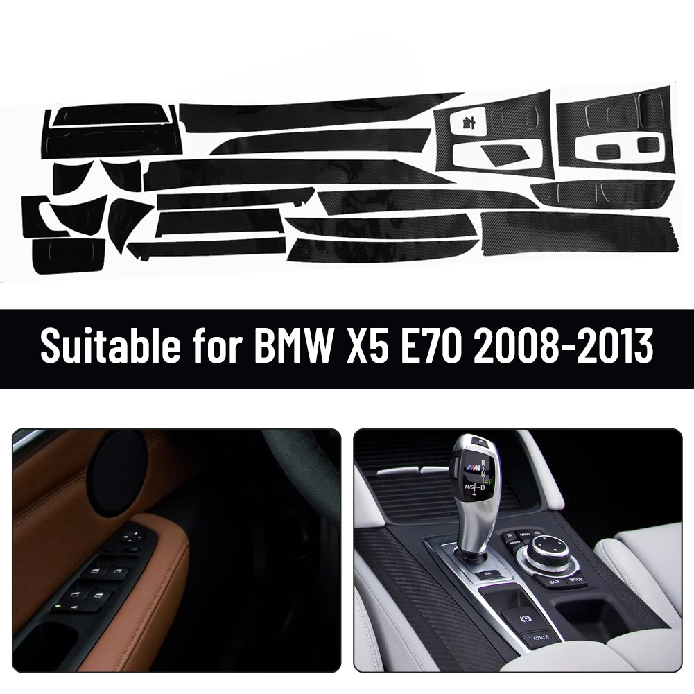 

Wrap Trim Car Interior Trim 1 Set Accessories Glossy Parts Replacements Right-Hand Drive Office Outdoor Garden