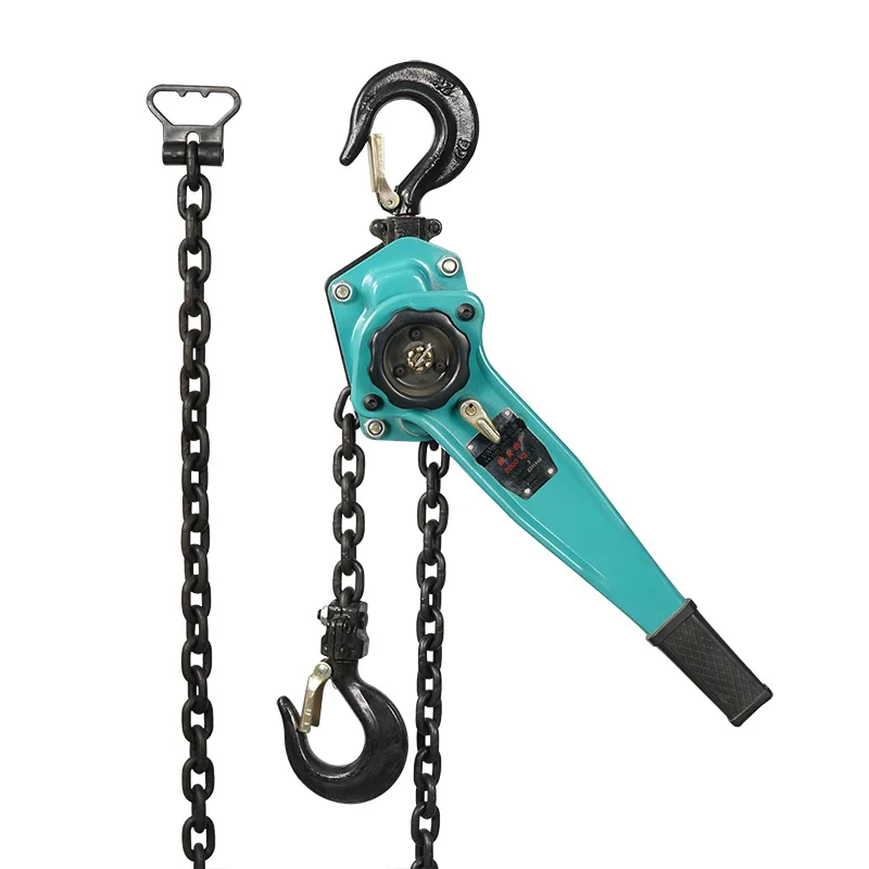 1 Ton Manual Chain Hoist Lever Operated Portable Versatile Hand Operated Rope Pulley Hoist