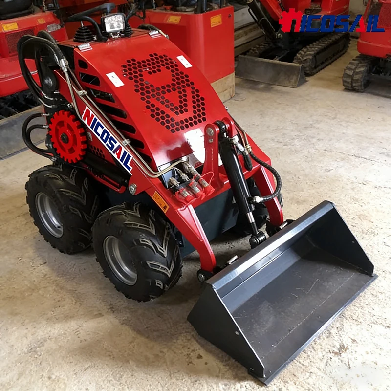 

Skid Steer Loader Mini, Compact Utility Loader, Small Wheel Loader, Mini Loader, Digging Machine