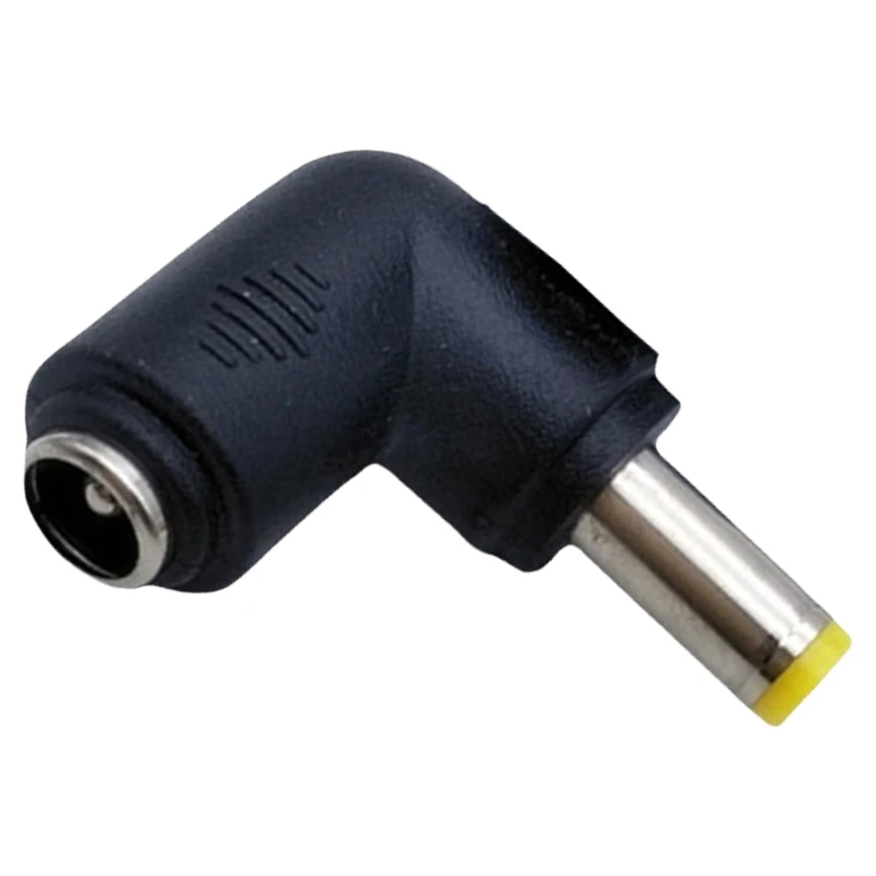 Ujung Adaptor Daya Laptop 90 Derajat Konverter Adaptor Konektor DC5521 DC5525 Portabel untuk Komputer Notebook