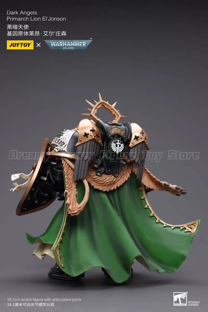 【Auf Lager】JOYTOY Warhammer 40K Dark Angels Primarch Lion El Jonson 1/18 Actionfigur Spielzeugsammlung Modell