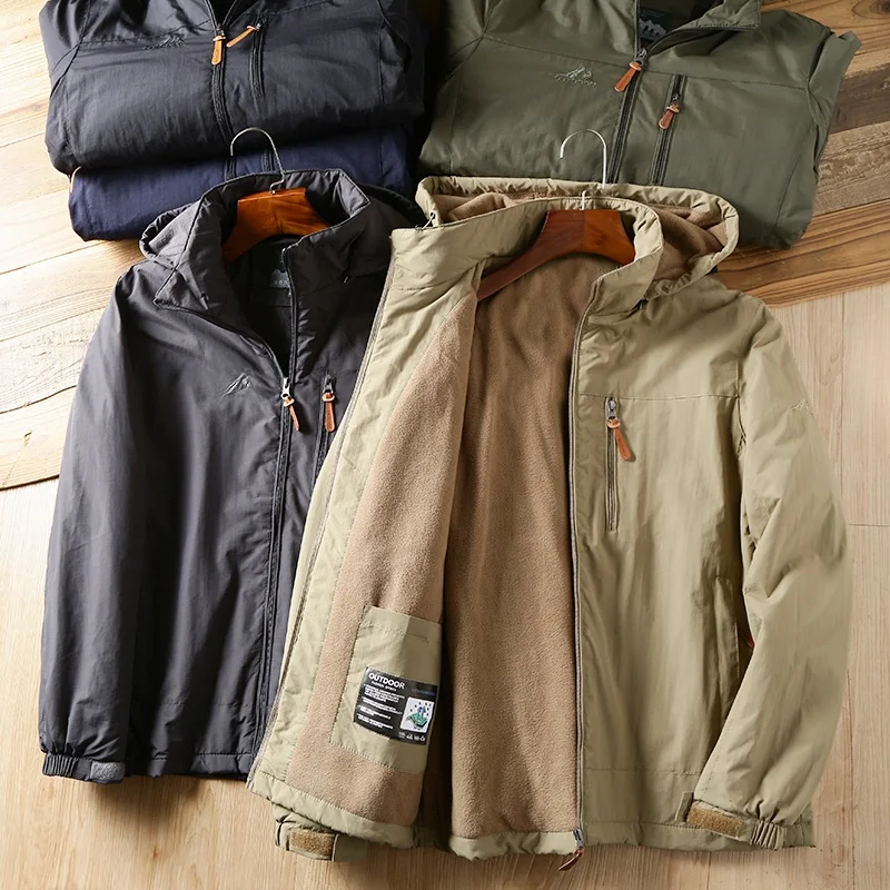 

Профессиональная ветрозащитная и водонепроницаемая куртка с капюшоном для активного отдыха, мужская одежда