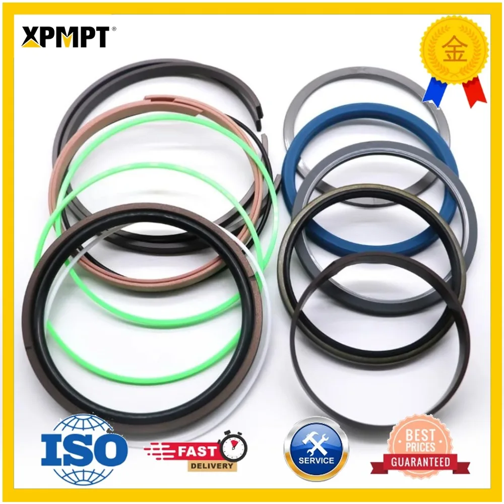 Compatible with Cat E120B E200B E320B E320C E320D Excavator Arm Cylinder Seal Kit 259-0775