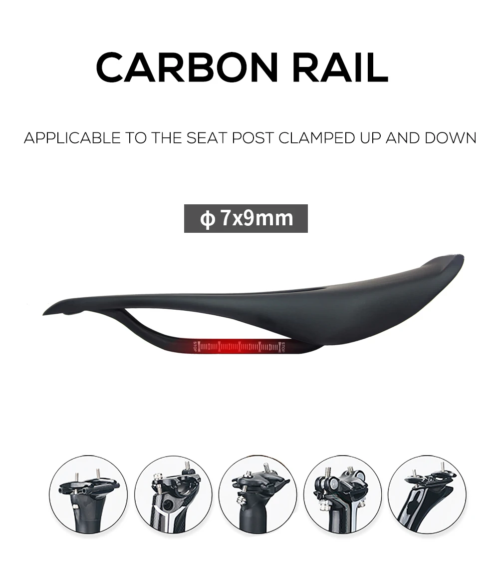 ULLICYC Ultra Light Full carbon fiber bicycle saddle road MTB bike carbon fiber road saddle Lightweight carbon saddles