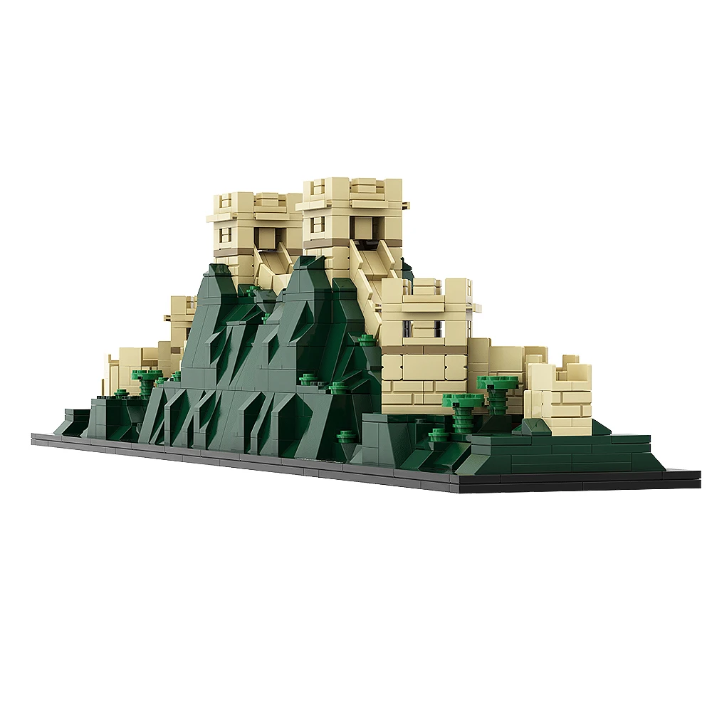 MOC City Architecture Building Block Great Wall of China Extended Version Bricks MOC-29645 Street View Toys For Children