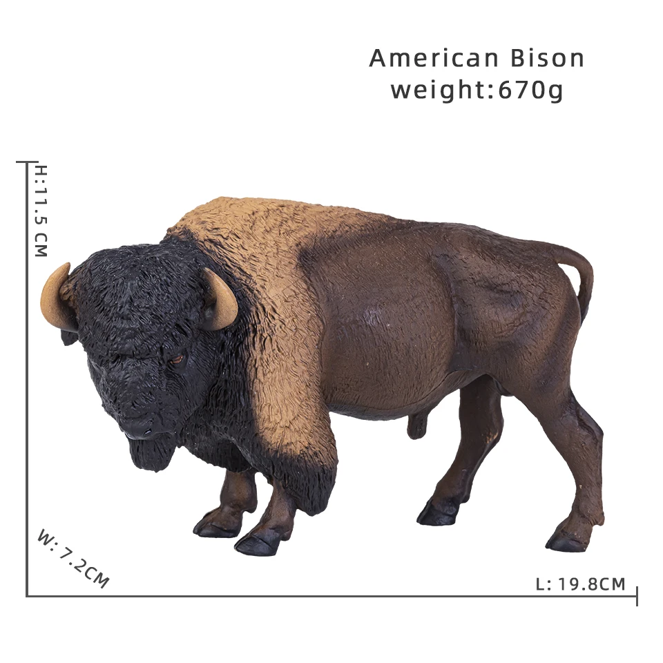Nutztiere Milch Kuh Geflügel Rinder Kalb Stier Bison Ox Action figuren Sammlung PVC frühen pädagogischen Spielzeug Kinder Geschenk – Detail 1