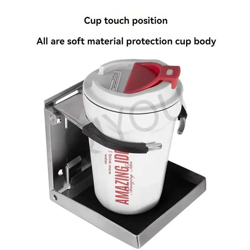 

Модернизированные аксессуары для лодок, яхта, рыбалка, лодка, дом, автомобиль из нержавеющей стали, простой складной регулируемый выдвижной держатель для чашки, кронштейн