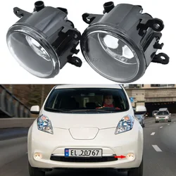 2 pezzi fari fendinebbia per auto DRL 12V H11 fendinebbia Daytime Runinng Light Lamp per Nissan Leaf ZE0 Electric 2010-2017