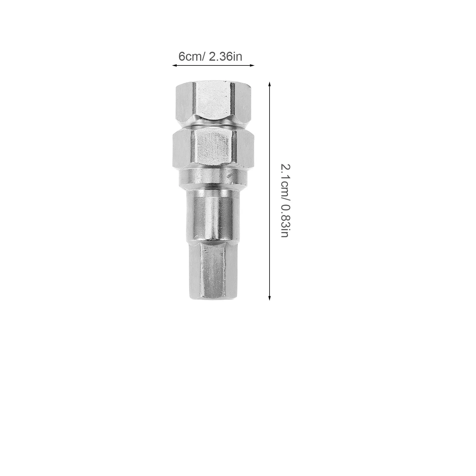 Lug Nut Socket for Wheel Hub Removal Hex Socket Tool Made of Steel Impact Resistant Compact Auto Repair Tool for Tightening