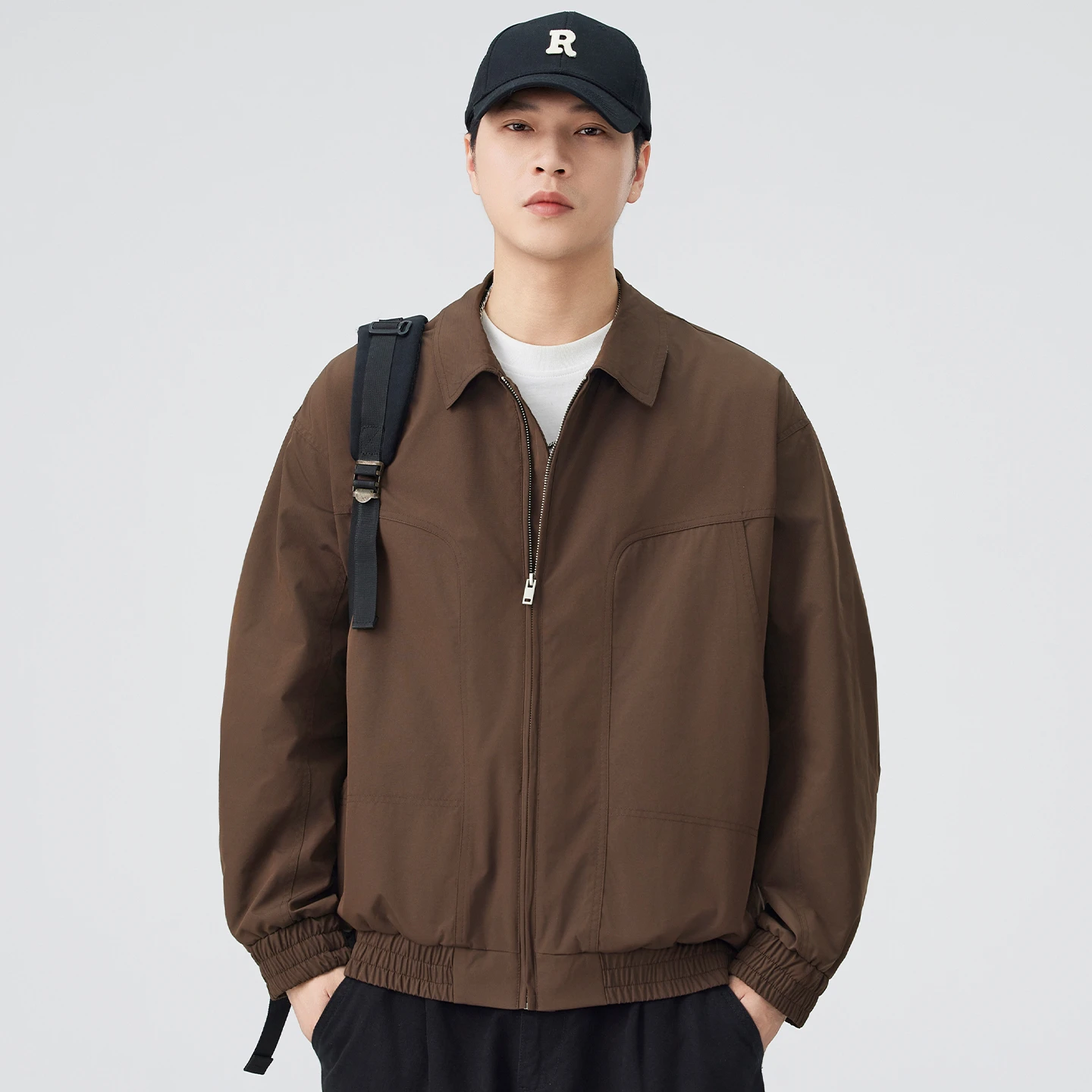 

Autumn Coat Men Women Streetwear Fashion Loose Casual Vintage Bomber Jacket Cityboy Spring Outerwear Couple Cargo Coat
