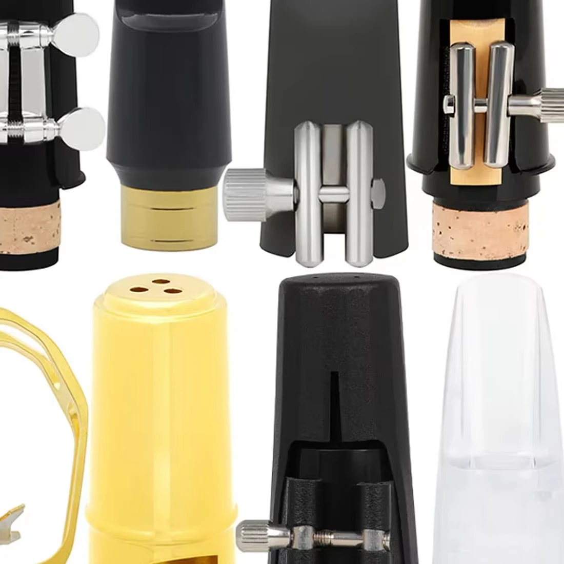 SLADE Woodwind Instruments Saxophone Clarinet Mouthpiece ABS Bakelite Blowing Nozzle Multi Color Optional Replacement Parts