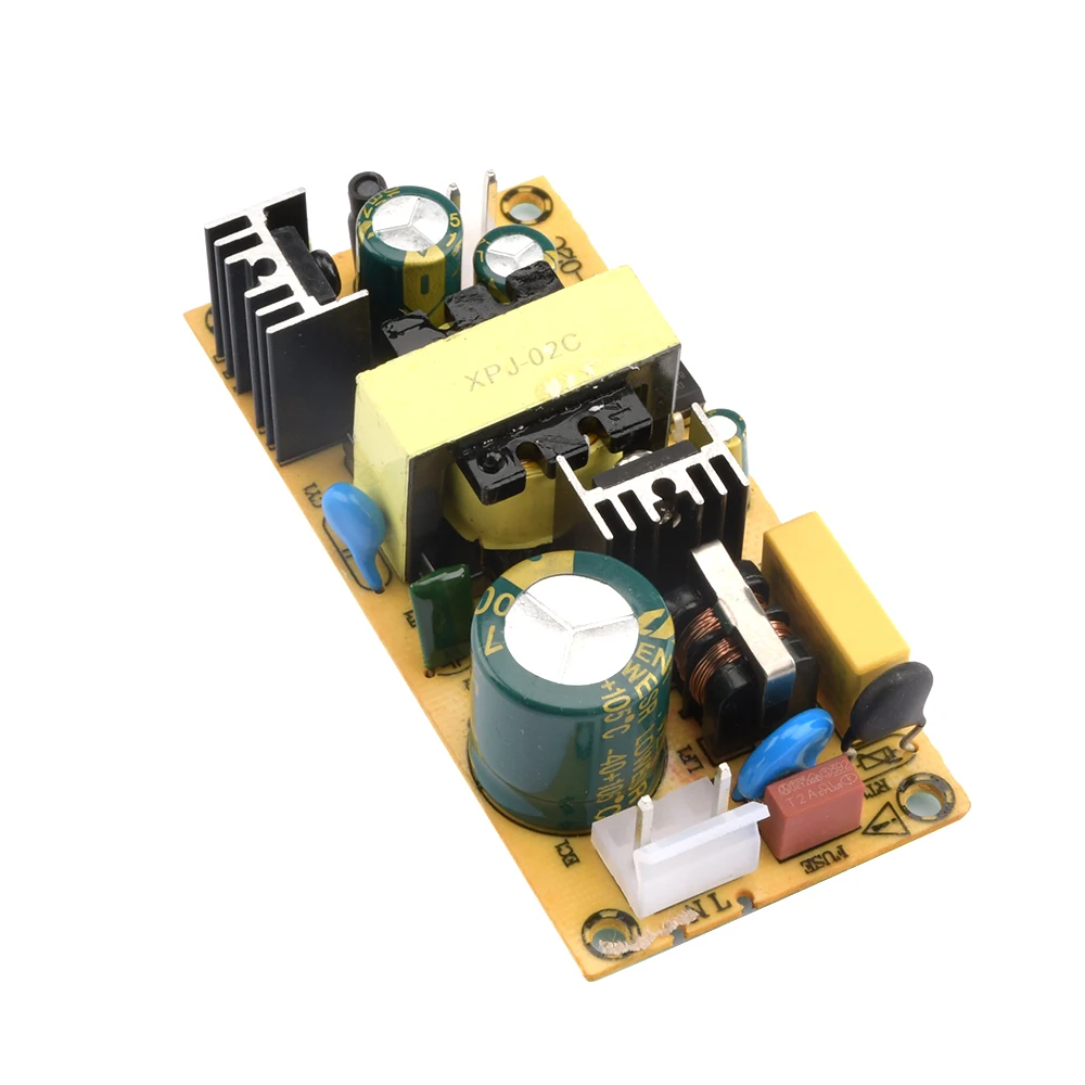 AC-DC O2C 12V 3A 02D 36W Switching Power Supply Module Bare Circuit 220V to 12V Overload Board for Replace Repair