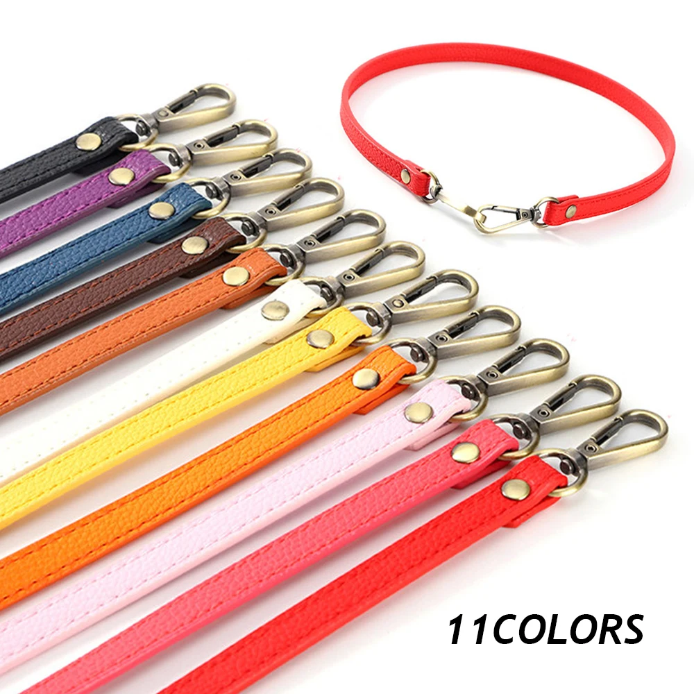 1PC Handbag Handle PU Leather Shoulder Bag Strap Replacement Handle For Handbag DIY Bag Accessories 60cm All-match Bag Belts