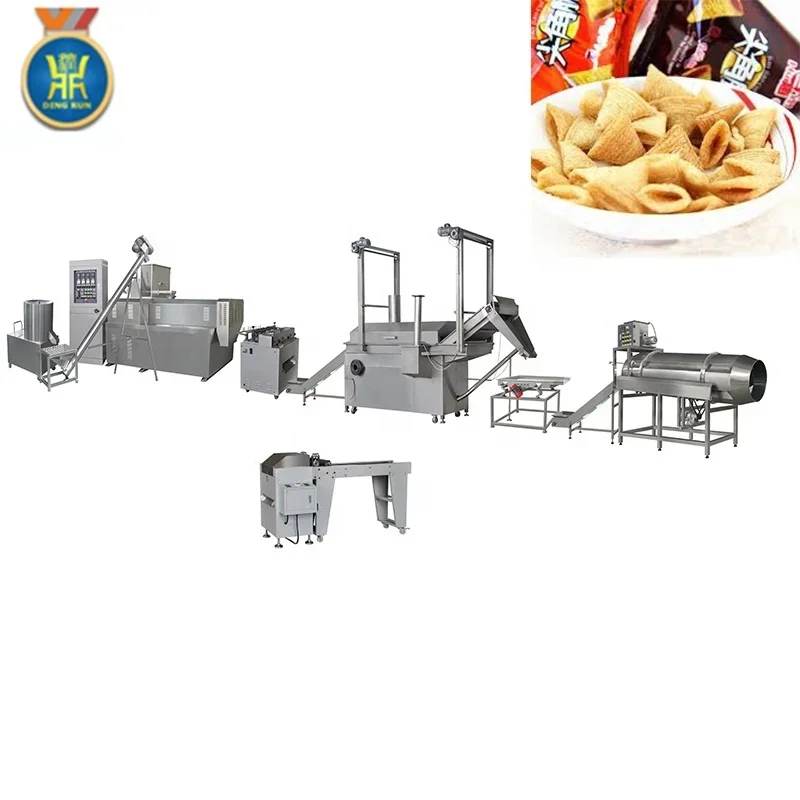 frying machine automatic industrial machine corn chip fried chips production plant corn