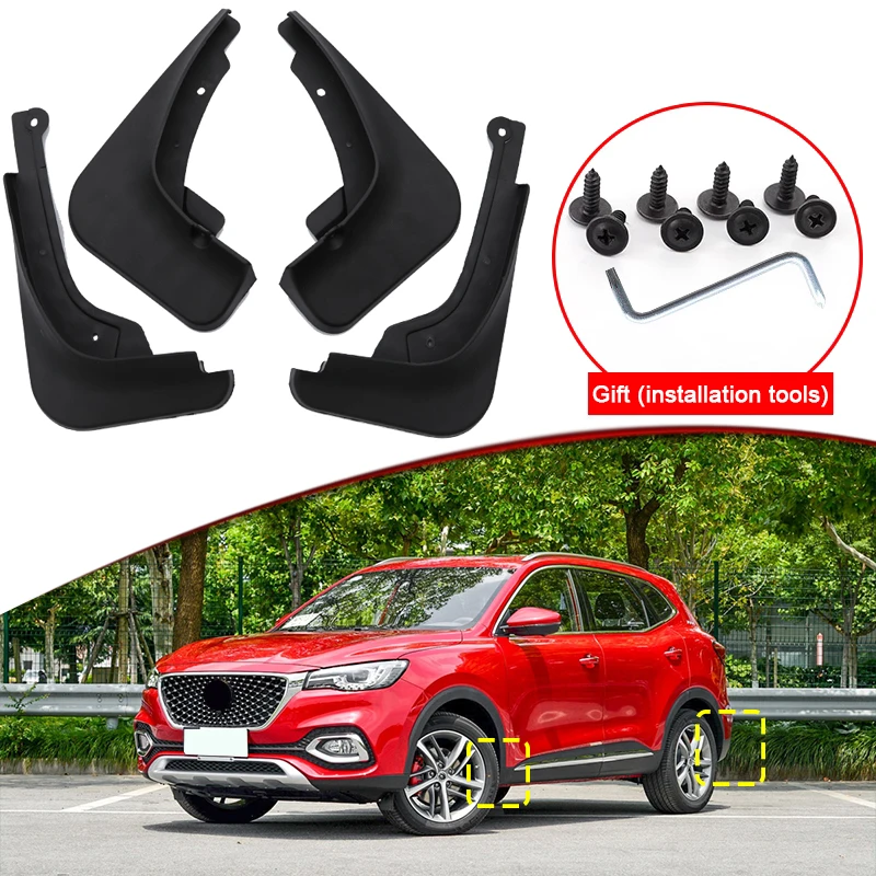 

Car Styling For MG HS 2018-2021 2022 2023 ABS Car Mud Flaps Splash Guard Mudguards MudFlaps Front Rear Fender Auto Accessories