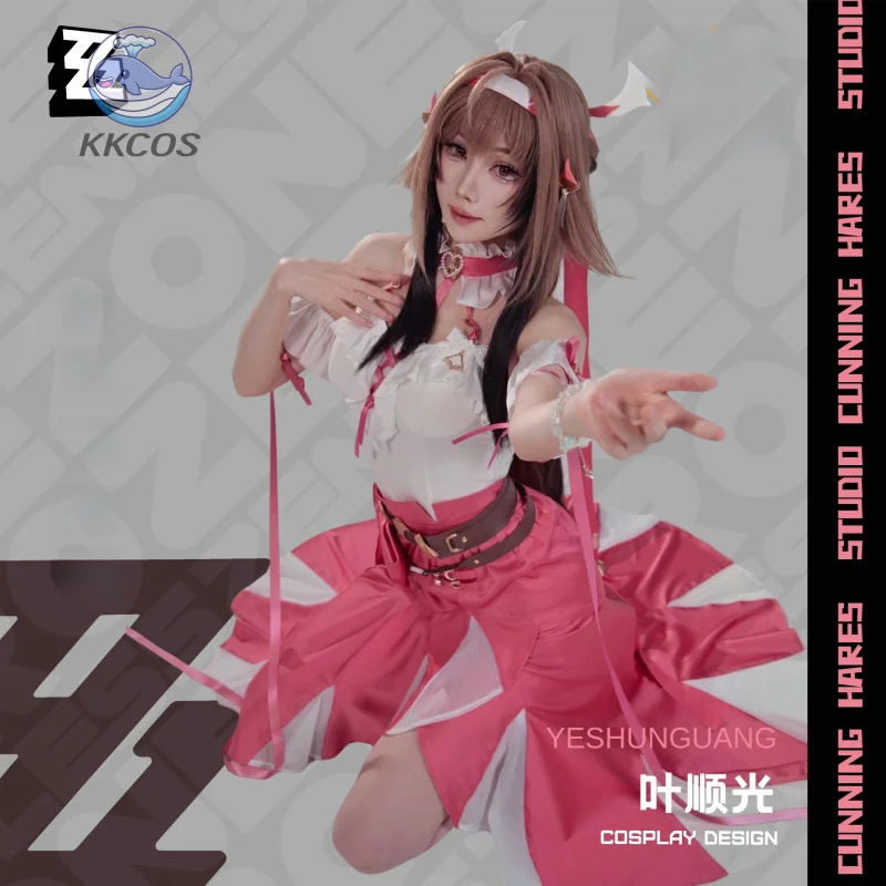 

Zenless Zone Zero Ye Shunguang Теплый закат Glow Косплей Костюм Хэллоуин Костюм KKcos