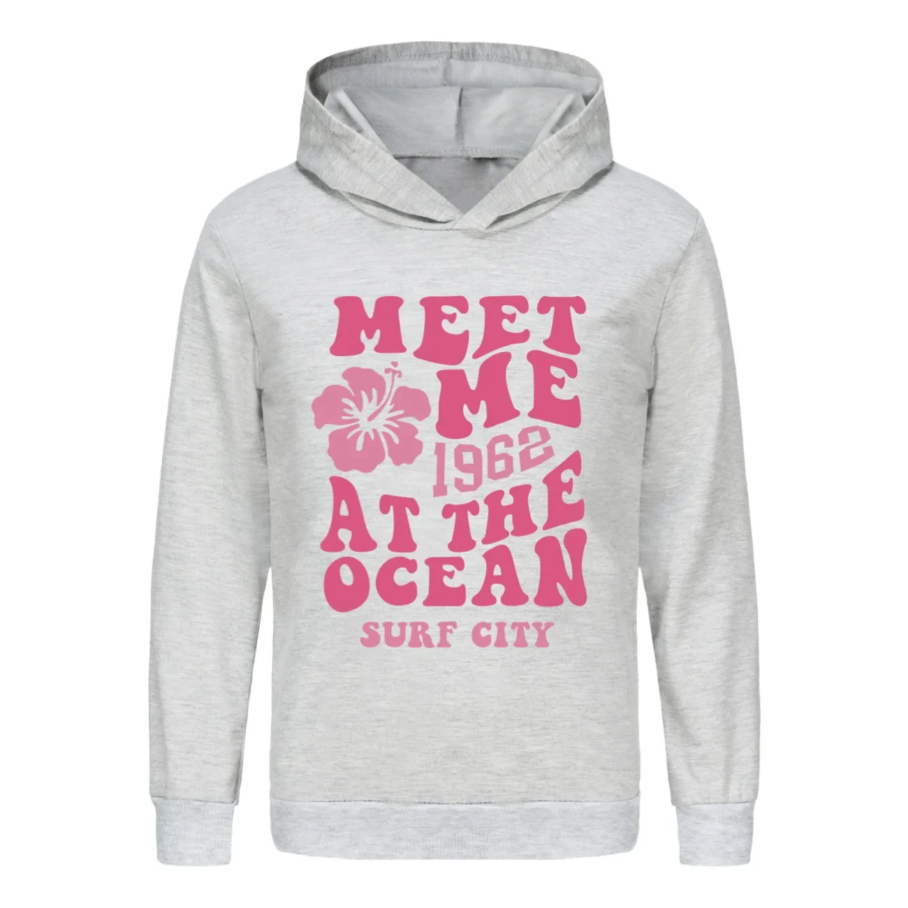 Sudaderas con capucha con estampado de meet me para niños, camisetas de manga larga con dibujos animados para niños, Tops para niñas, ropa para niños 3770