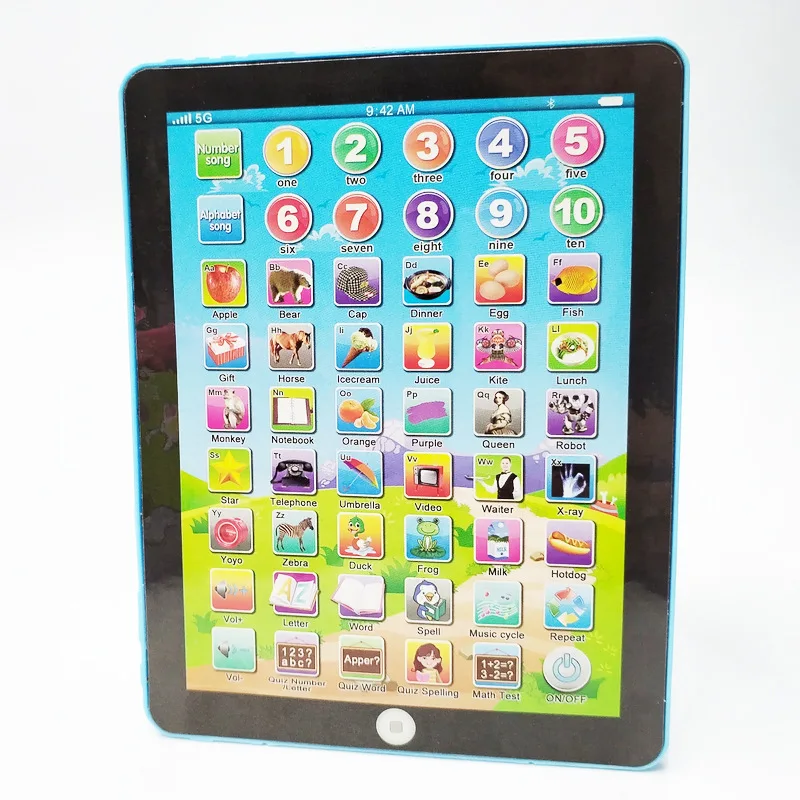 Buitenlandse handel Engelse simulatie tablet leerverhaalmachine, puntleesmachine voor kinderen, geschenkpuzzel vroeg onderwijs